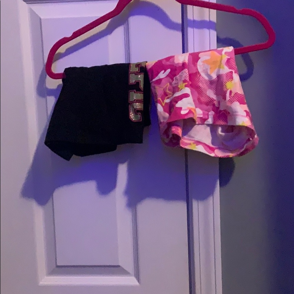 bundle of faded glory camo shorts (2pair) girls L